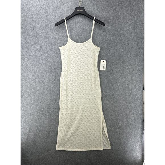 NWT Billabong Women's Midi Dress Size Medium White Day Dream Beach MSRP $59.95 - Picture 1 of 12